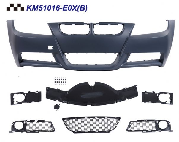 BMW 3 SERIES  E91 FRONT BUMPERT COVER W/O WASHER HOLE W/O PDC HOLE W/O FOG LAMP