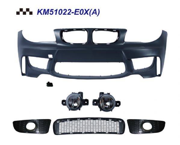 BMW 1 SERIES E82 Couple M1 FRONT BUMPER ASS'Y W/O WASHER HOLE W/O PDC W/ FOG LAMP前保總成無雨無雷