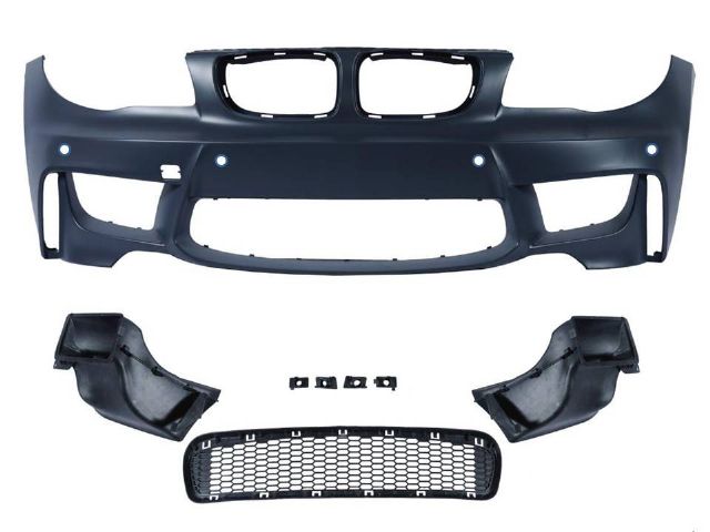 BMW 1 SERIES E82 Couple M1 FRONT BUMPER ASS'Y W/O WASHER HOLE W/ PDC AIRDUCT前保總成無雨有雷