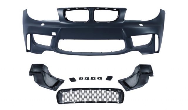 BMW 1 SERIES E82 Couple M1 FRONT BUMPER ASS'Y W/ WASHER HOLE W/O PDC AIRDUCT前保總成有雨無雷