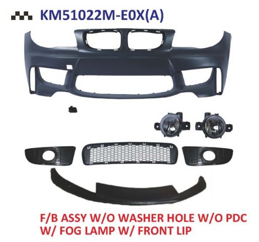 BMW 1 SERIES E82 Couple M1 F/B ASSY W/O PDC W/ FRONT LIP W/ FOG LAM