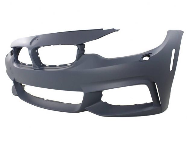 BMW 4 SERIES F36 FRONT BUMPER COVER W/ WASHER HOLE W/O PDC