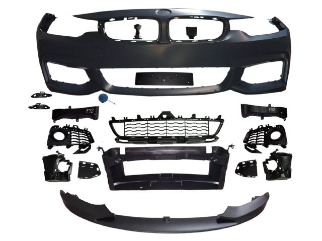 BMW 4 SERIES F33 FRONT BUMPER ASS'Y W/O WASHER HOLE W/O PDC W/O FOG LAMP