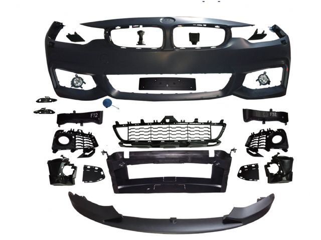 BMW 4 SERIES F33 FRONT BUMPER  ASS'Y W/ WASHER HOLE W/O PDC  W/ FOG LAMP