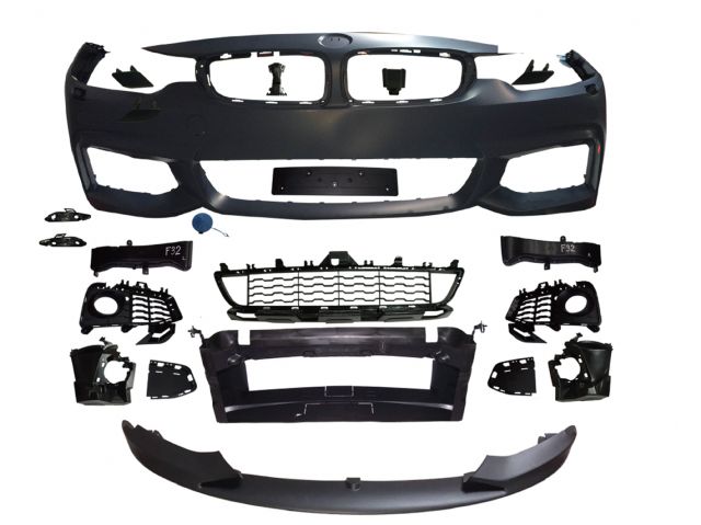 BMW 4 SERIES F36 FRONT BUMPER  ASS'Y W/ WASHER HOLE W/O PDC  W/O FOG LAMP