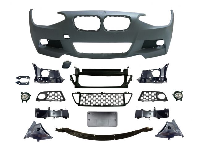 BMW 1 SERIES F21 M tech / M Performance FRONT BUMPER W/O WASHER W/O PDC W/ FOG LAMP ASSY