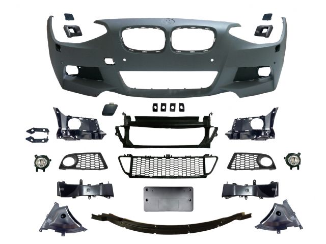 BMW 1 SERIES F20 M tech / M Performance FRONT BUMPER W/ WASHER W/ PDC W/ FOG LAMP ASSY