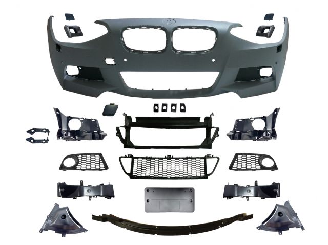 FRONT BUMPER W/ WASHER W/ PDC W/O FOG LAMP ASSY