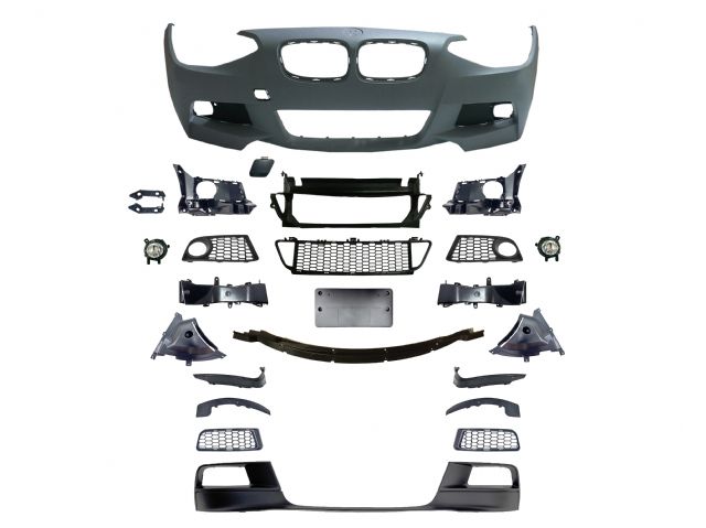 BMW 1 SERIES F21 M tech / M Performance FRONT BUMPER W/O WASHER W/O PDC W/ FOG LAMP ASSY