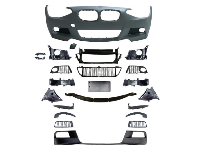 BMW 1 SERIES F21 M tech / M Performance FRONT BUMPER W/O WASHER W/O PDC W/O FOG LAMP ASSY