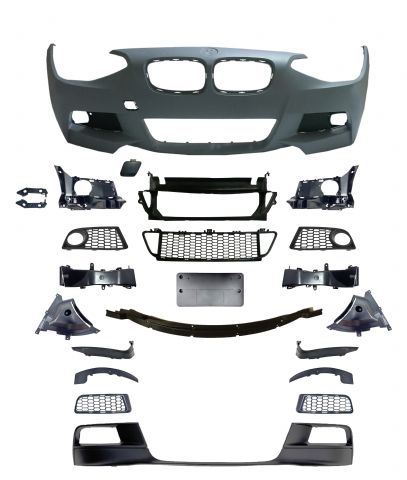 BMW 1 SERIES F20 M tech / M Performance FRONT BUMPER W/O WASHER W/O PDC W/O FOG LAMP ASSY
