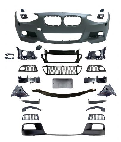 FRONT BUMPER W/ WASHER W/O PDC W/O FOG LAMP ASSY