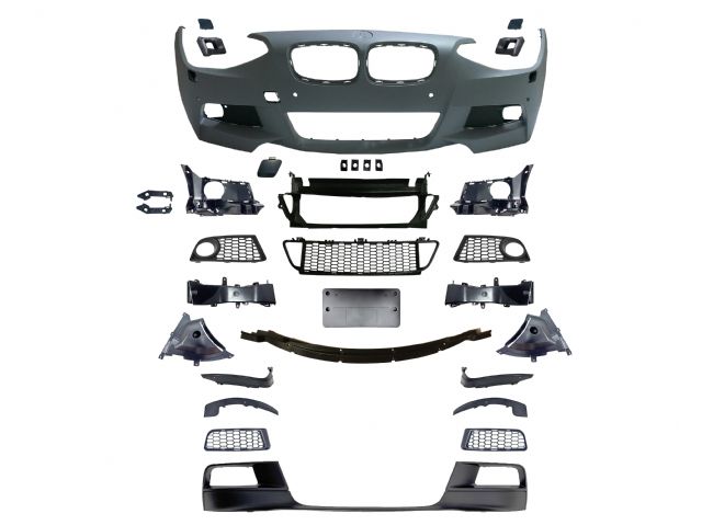BMW 1 SERIES F21 M tech / M Performance FRONT BUMPER W/ WASHER W/ PDC W/O FOG LAMP ASSY