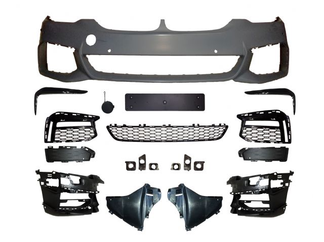 BMW 5 SERIES  G30 F/B ASSY W/O WASHER W/ PDC  W/O DRL (6PCS) 