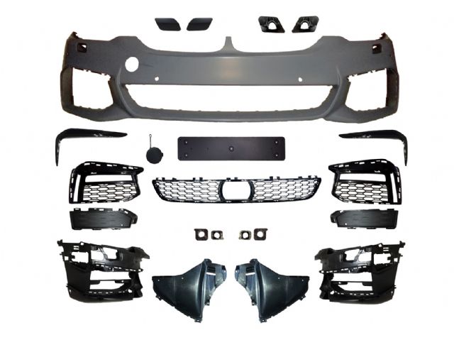 BMW 5 SERIES  G30 F/B ASSY  W/ WASHER W/ PDC  W/O DRL (4PCS) W/ ACC