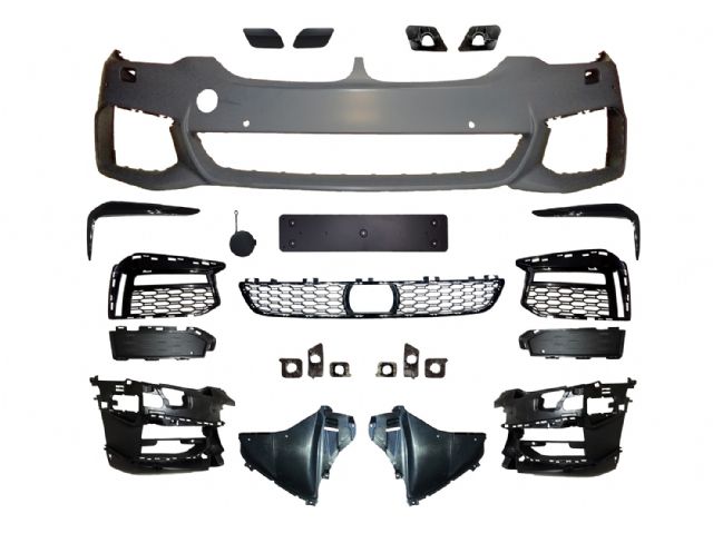 BMW 5 SERIES  G30 F/B ASSY  W/ WASHER W/ PDC  W/O DRL W/ PARKING HOLE (6PCS) W/ ACC