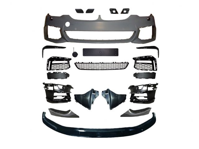 BMW 5 SERIES  G30 F/B ASSY W/ WASHER W/O PDC  W/O DRL W/ FRONT LIP