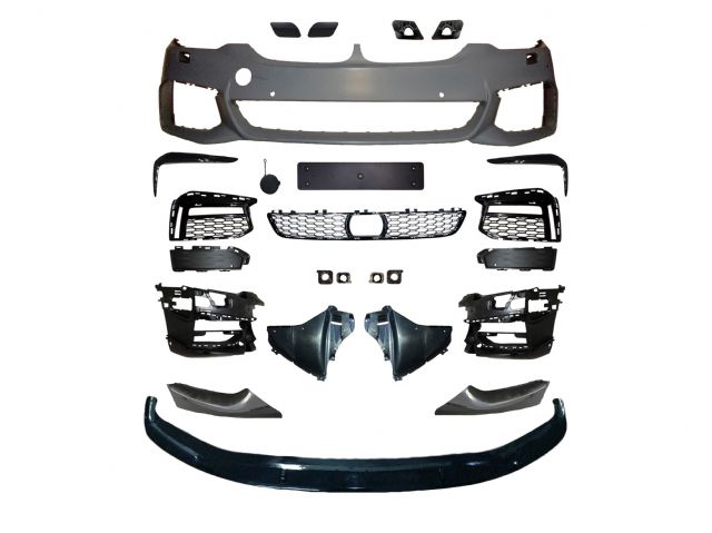 BMW 5 SERIES  G30 F/B ASSY  W/ WASHER W/ PDC  W/O DRL W/ FRONT LIP W/ ACC