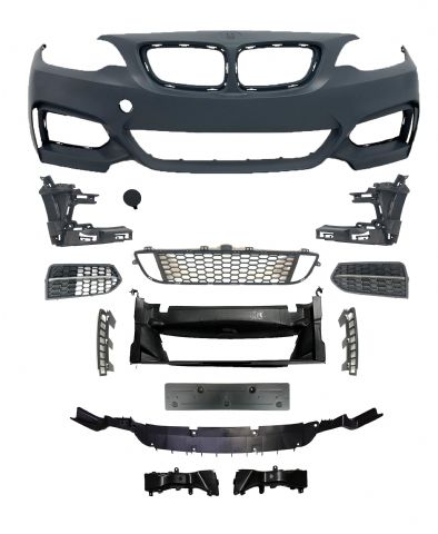 BMW 2 SERIES F22 M tech / M Performance FRONT BUMPER ASSY W/O WASHER HOLE W/O PDC