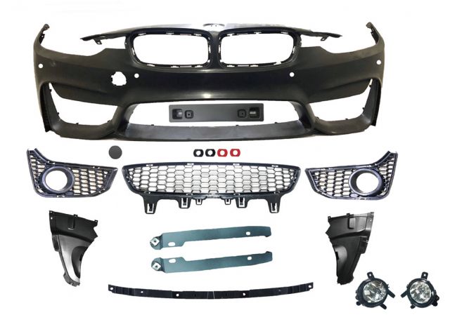 BMW 3 SERIES  F30 M3 Sedan 4Doors F/B W/O WASHER W/ PDC HOLE, W/ FOG LAMP ASS'Y