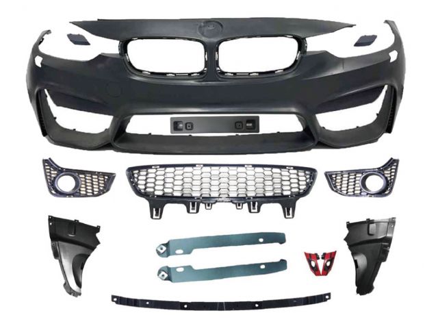 BMW 3 SERIES  F30 M3 Sedan 4Doors F/B ASSY W/ WASHER W/O PDC HOLE W/ FOG LAMP HOLE W/O FOG LAMP 