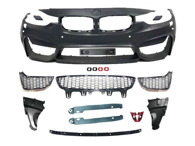 BMW 3 SERIES  F30 M3 Sedan 4Doors F/B W/ WASHER W/ PDC HOLE, W/O FOG LAMP ASS'Y