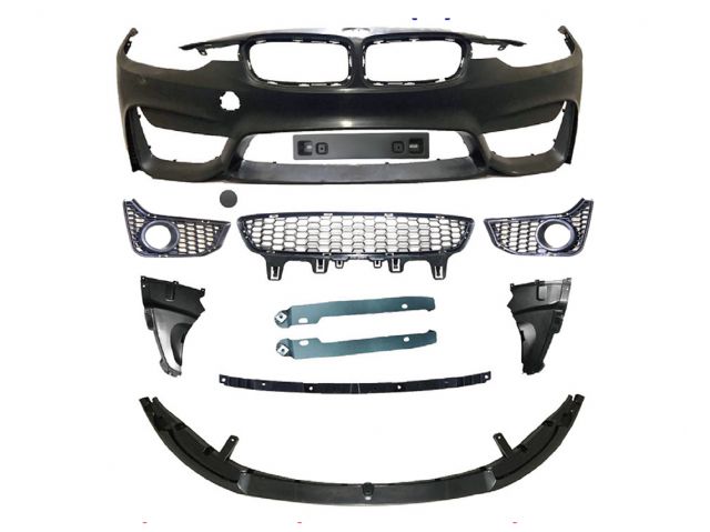 BMW 3 SERIES  F30 M3 Sedan 4Doors F/B W/O WASHER W/O PDC HOLE, W/O FOG LAMP ASS'Y W/ FRONT LIP, FOG LAMP HOLE TYPE