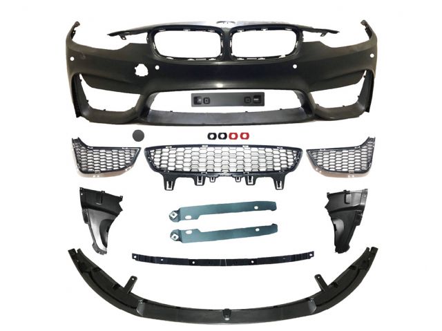 BMW 3 SERIES  F30 M3 Sedan 4Doors F/B W/O WASHER W/ PDC HOLE, W/O FOG LAMP ASS'Y W/ FRONT LIP