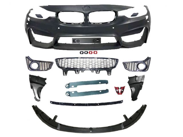 BMW 3 SERIES  F30 M3 Sedan 4Doors F/B W/ WASHER W/ PDC HOLE, W/O FOG LAMP ASS'Y W/ FRONT LIP, FOG LAMP HOLE TYPE