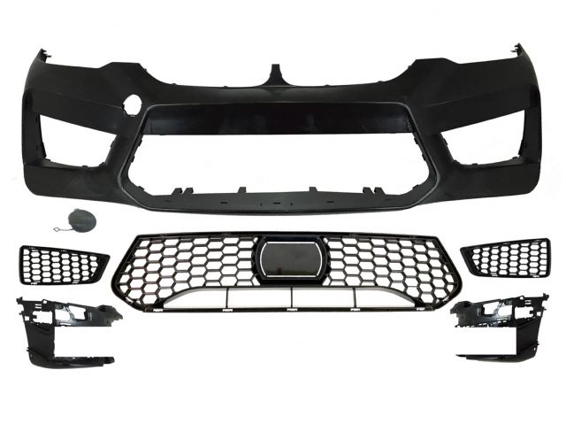 BMW 5 SERIES  G30 FRONT BUMPER ASSY COVER W/O WASHER HOLE W/O PDC W/ ACC CENTER