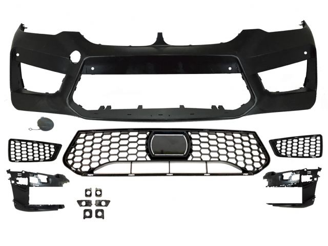 BMW 5 SERIES  G30 FRONT BUMPER ASSY COVER W/O WASHER HOLE W/ PDC W/ ACC CENTER