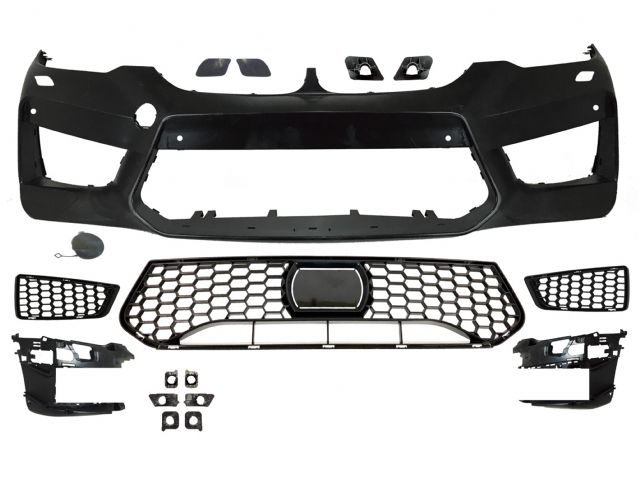 BMW 5 SERIES  G30 FRONT BUMPER ASSY COVER W/ WASHER HOLE W/ PDC W/ ACC CENTER