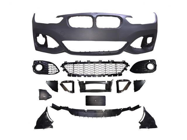 BMW 1 SERIES F20 M tech / M Performance FRONT BUMPER ASSY COVER W/O WASHER HOLE W/O PDC