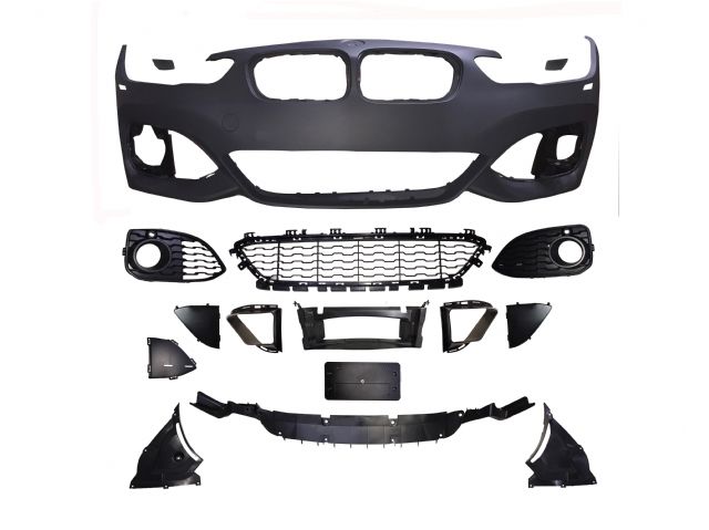 BMW 1 SERIES F20 M tech / M Performance FRONT BUMPER ASSY COVER W/ WASHER HOLE W/O PDC