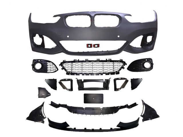 BMW 1 SERIES F20 M tech / M Performance FRONT BUMPER ASSY COVER W/O WASHER HOLE W/ PDC
