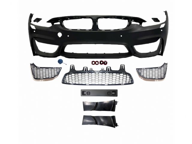 BMW 4 SERIES F33 F/B ASSY W/ WASHER HOLE W/ PDC  W/O FOG LAMP