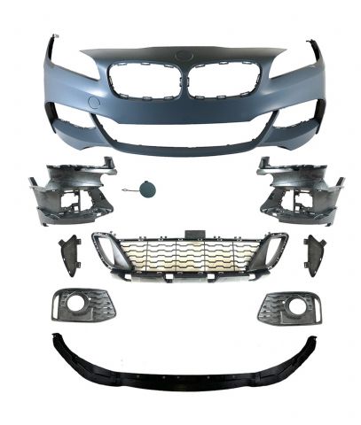 BMW 2 ACTIVE TOURER SERIES F45 FRONT BUMPER ASSY W/O PDC HOLE W/O FOG LAMP