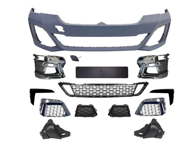 BMW 5 SERIES  G30 FRONT BUMPER ASSY W/O PDC HOLE W/O FOG LAMP