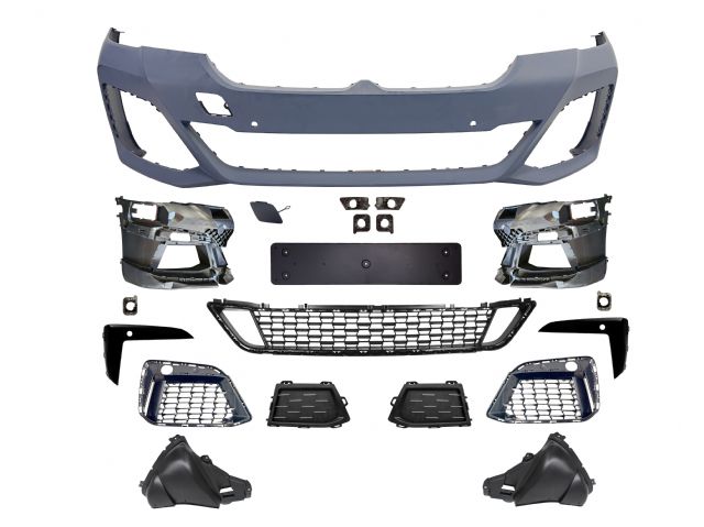BMW 5 SERIES  G30 FRONT BUMPER ASSY W/PDC W/ PARKING ASSIST W/O FOG LAMP