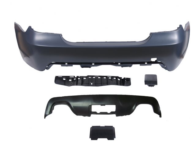 BMW 5 SERIES  E60 R/B ASSY W/O PDC W/ TOW HOOK HOLE W/ TOW HOOK COVER