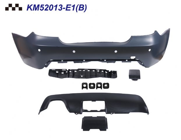 REAR BUMPER COVER W/ P,D,S(30MM) , HOLE + TOW + TOW HOOK SPOILER