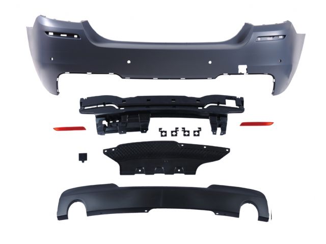 BMW 5 SERIES  F10 R/B ASSY W/ PDC W/ 535 LOWER DIFFUSER