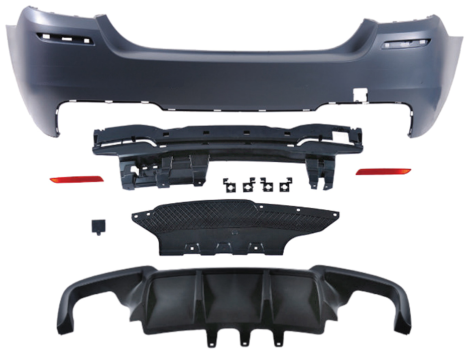 BMW 5 SERIES  F10 M5/ M Performance R/B ASSY W/O PDC W/ PFM LOWER DIFFUSER
