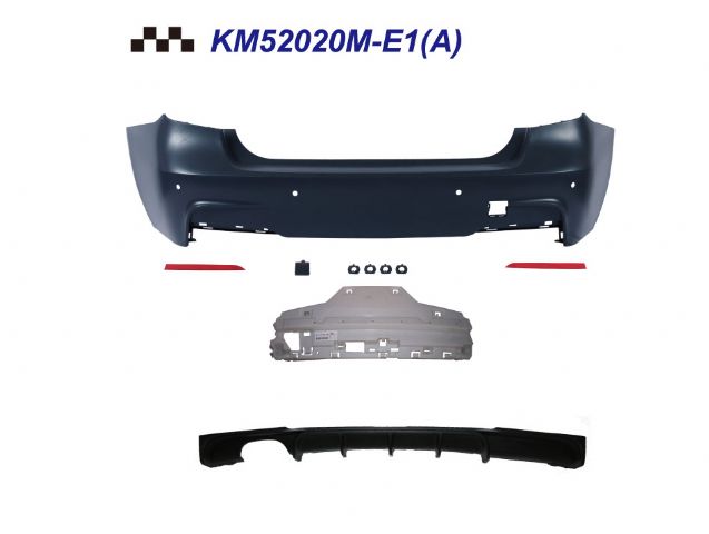 BMW 3 SERIES  F30 R/B ASS'Y W/ PDC SINGLE OUTLET DOUBLE MUFFLER KM52020-3 328