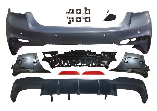 BMW 5 SERIES  G30 REAR BUMPER ASSY COVER W/ PDC