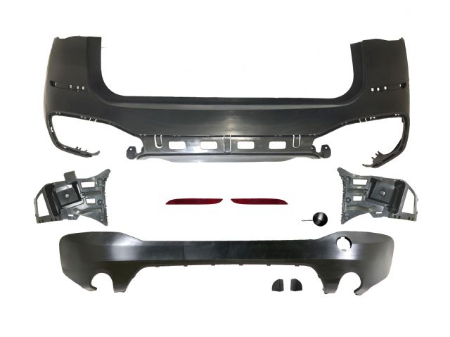 BMW X1 F48 R/B ASSY W/O PDC HOLE, DIFFUSER DUAL OUTLET 0--0