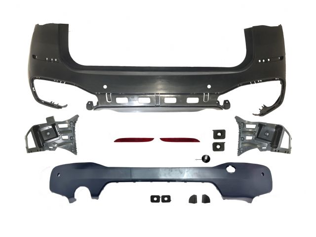 BMW X1 F48 R/B ASSY W/ PDC HOLE, DIFFUSER SINGLE OUTLET 0--