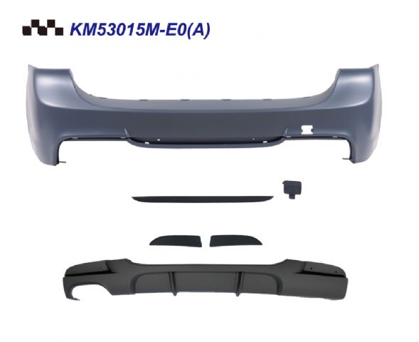 BMW 3 SERIES  E91 REAR BUMPER ASS'Y W/O PDC W/ DIFFUSER 320