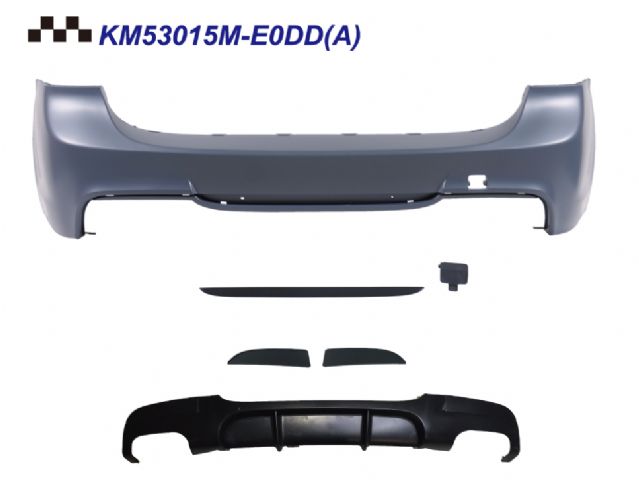 BMW 3 SERIES  E91 REAR BUMPER ASS'Y W/O PDC W/ PFM DIFFUSER