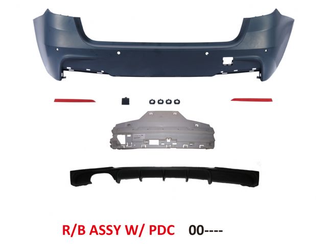 BMW 3 SERIES  F31 REAR BUMPER ASS'Y W/ PDC W/ (00--)